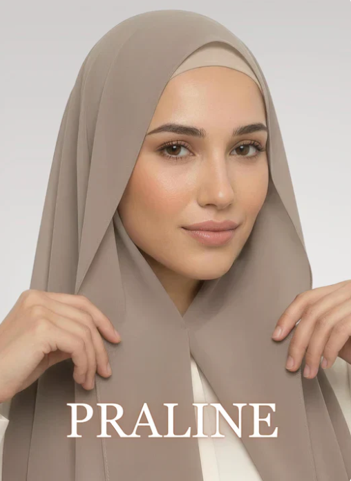 Instant Chiffon Hijab with Built-in Magnets