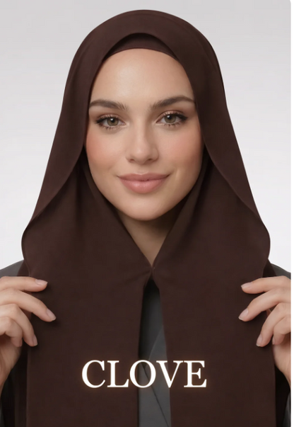Instant Chiffon Hijab with Built-in Magnets