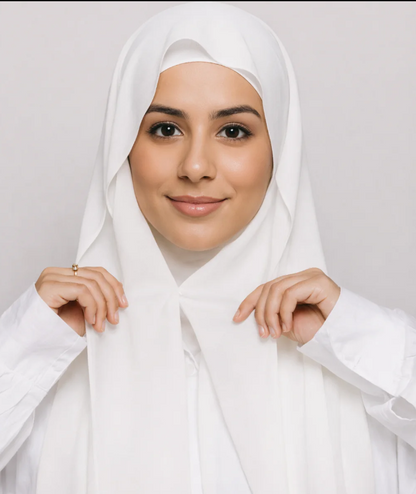 Instant Chiffon Hijab with Built-in Magnets