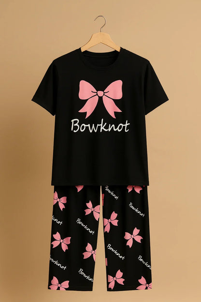 BLACK BOWKNOT