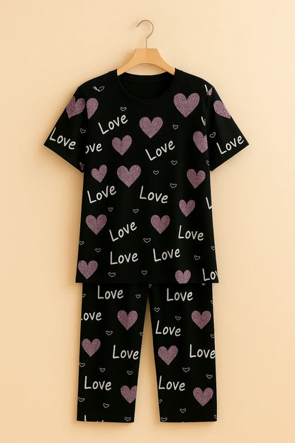 BLACK LOVE HEART