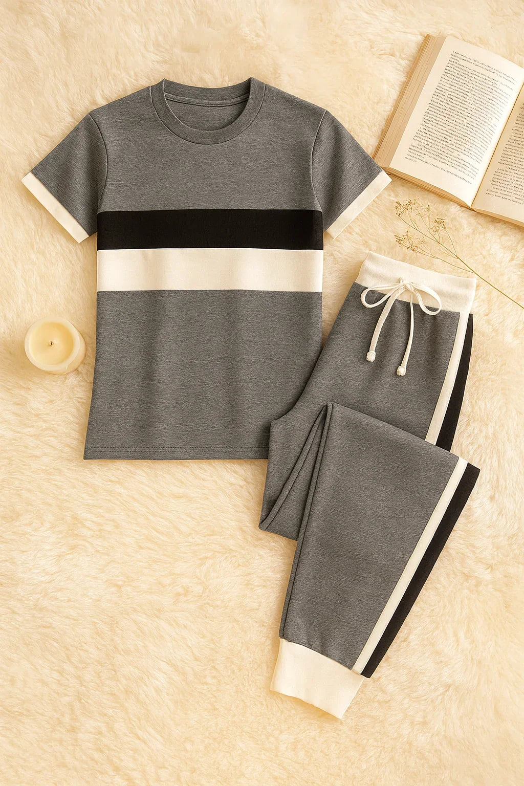 GRAY TRACK SUIT