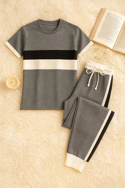 GRAY TRACK SUIT