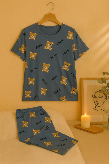 GRAY COZY BEAR HUG
