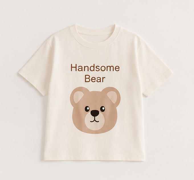 Handsome Bear Printed Pajama Night Suit