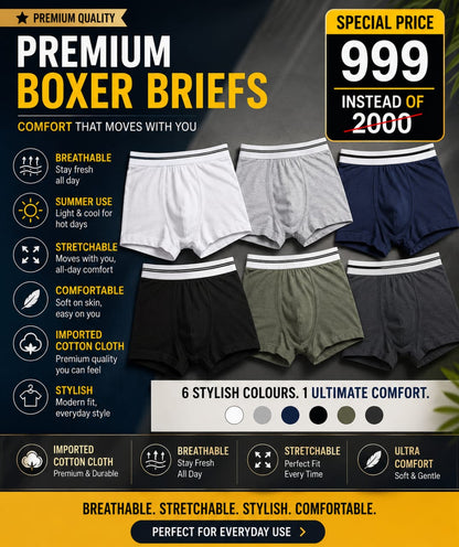 Pack of 3 Premium Men's Boxer
