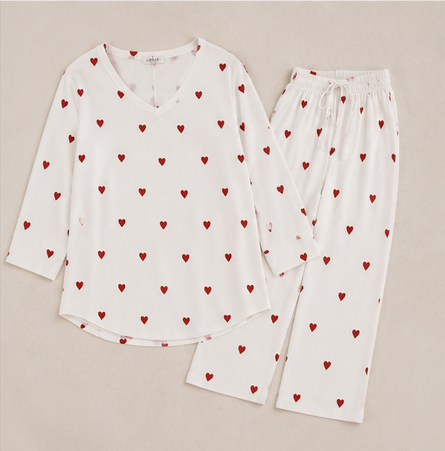 Heart Bloom Nightwear Set