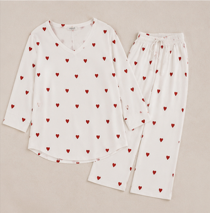 Heart Bloom Nightwear Set